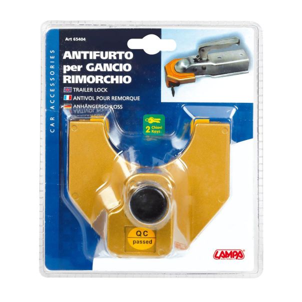 LAMPA ACCESSORIES Brava za zaključavanje prikolice - 65404