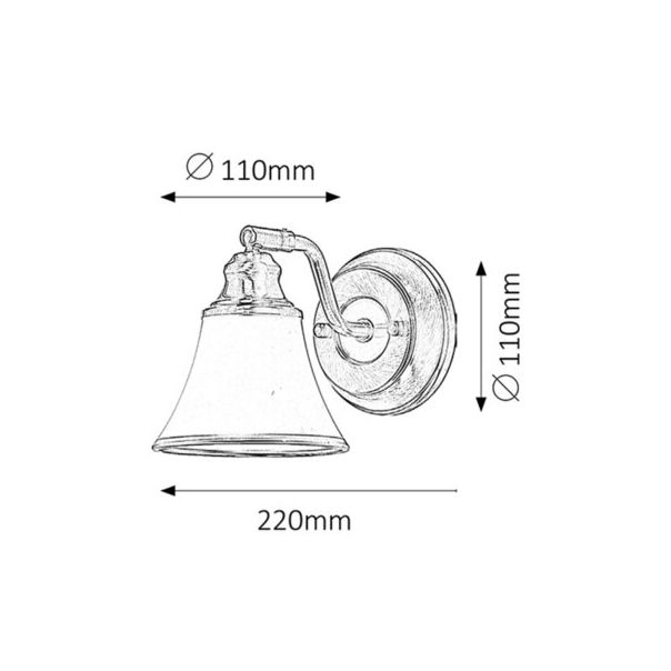 Rabalux Spot rasveta Grando E14 R50 1x MAX 40W bronzana (6545) - 6545