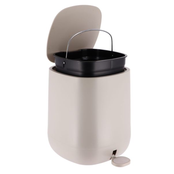 TENDANCE Kanta za smece na papučicu 5l 27x20x26cm soft close abs taupe - 6545165