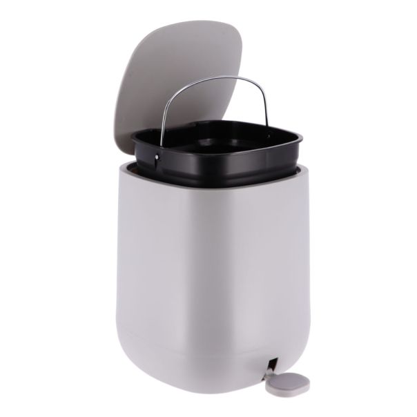 TENDANCE Kanta za smece na papučicu 5l 27x20x26cm soft close abs siva - 6545183