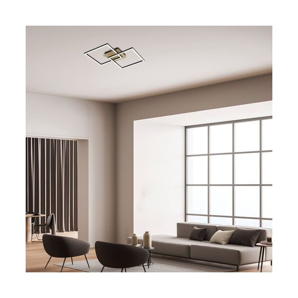 Rabalux Plafonjera Ashton LED 24W mat crno (6589) - 6589-1