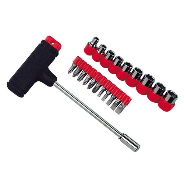 LAMPA ACCESSORIES T-kombinovani set 8 gedora-11 šrafciger nastavaka - 65992