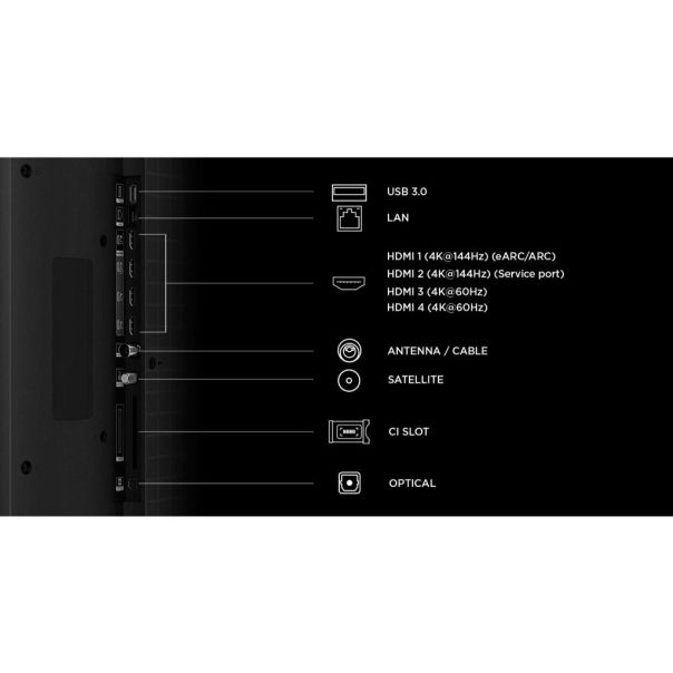 TCL Televizor 65C7L, 4K Ultra HD, SQD-MiniLED, Google TV - EP3203314