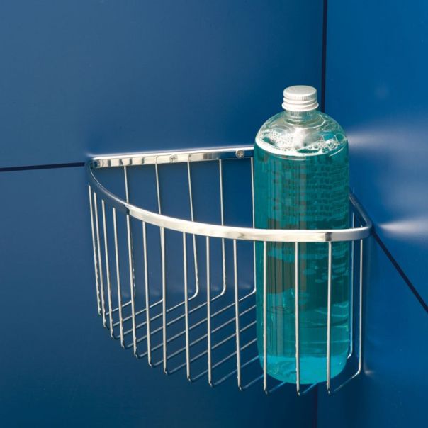 TATAY Ugaona kupatilska polica 20x13,5x20cm, inox - 6606600