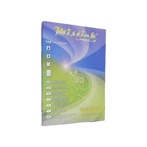 Nalepnice Mistick A4/189 25x10 - 4125