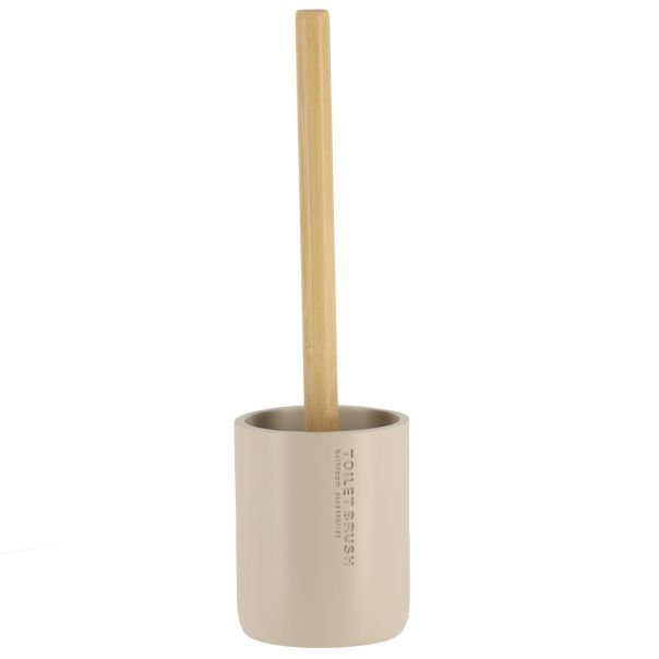 TENDANCE Četka za WC šolju sa držačem 10.4x36cm, poliresin/bež - 66101161
