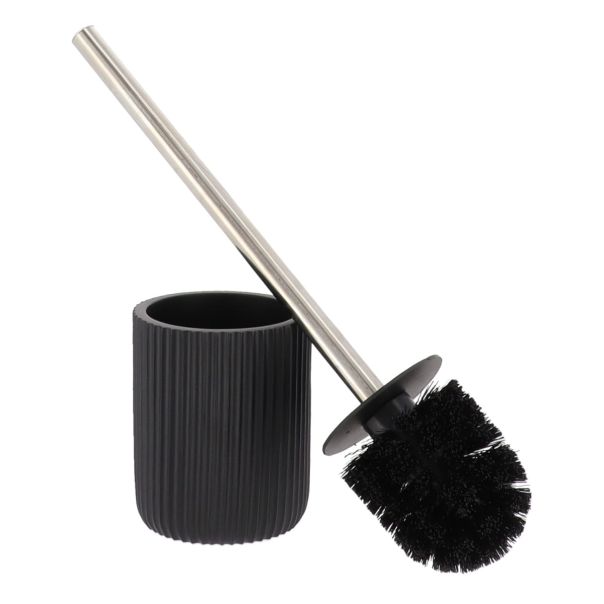 TENDANCE Četka za WC šolju sa držačem 9x37cm, poliresin/crna - 66103103