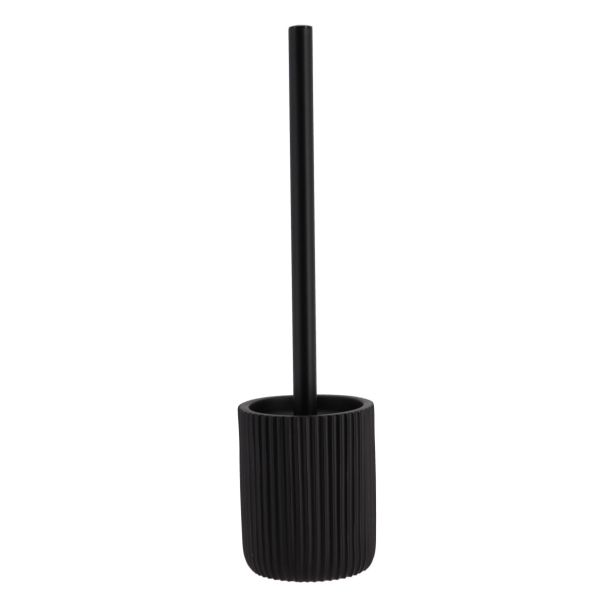 TENDANCE Četka za WC šolju sa držačem 9x37cm, poliresin/crna - 66103103