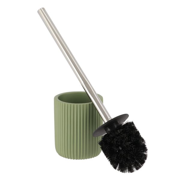 TENDANCE Četka za WC šolju sa držačem 9x37cm, poliresin/zelena - 66103143
