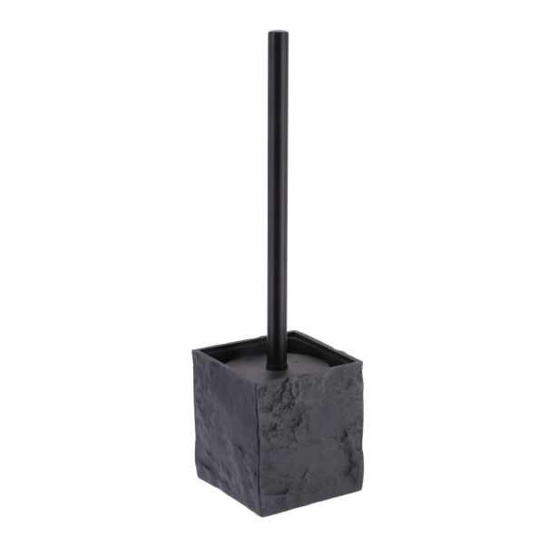 TENDANCE Četka za WC šolju sa držačem 37x10x10cm, poliresin/crna - 66120103