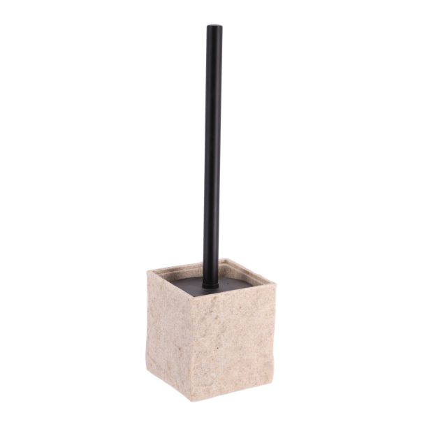 TENDANCE Četka za WC šolju sa držačem 37x10x10cm, poliresin/natural - 66120104