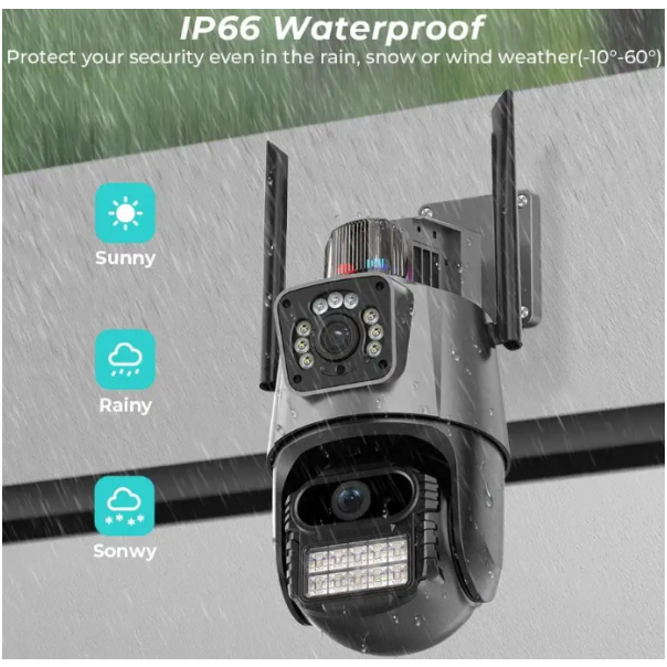 GMB Kamera CAM-IP6MP-EP11-QQ, 6MP, microSD iCSee xmeye pro app Two-way audio - 47512