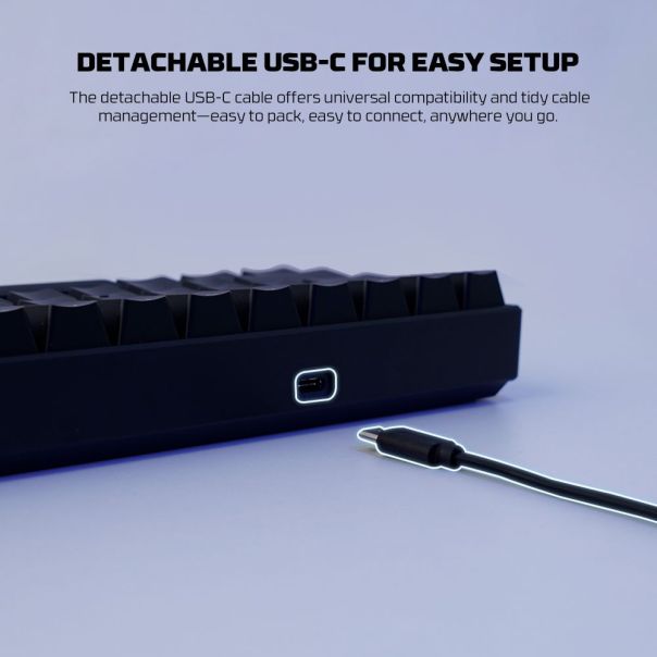 Tastatura Mehanicka Gaming Fantech MK211 RGB Atom61 crna (red switch) - EP3094464