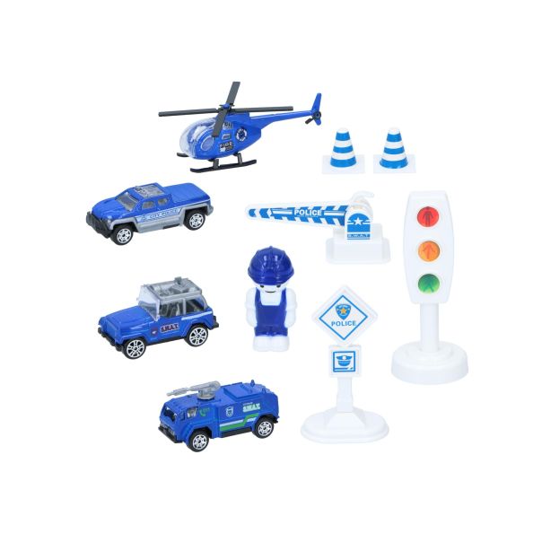 GEARBOX Podloga 76 cm  policijska sa vozilima - 15kom - EP3168116