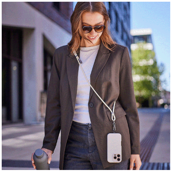 Intenso Kaiš za mobilni telefon sa punjačem, bež - EP2816639