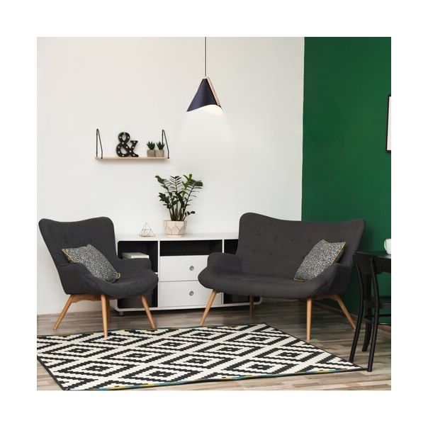 Rabalux Visilica Neva E27 1x MAX 60W mat crno (6650) - 6650-1