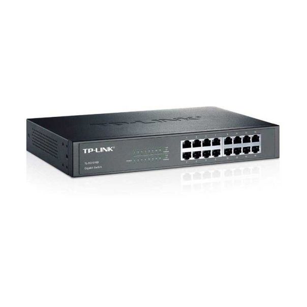TP LINK 16-Port Gigabit Desktop/Rackmount Switch - TL-SG1016D - 66514