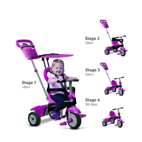 SMART TRIKE Tricikl Vanilla - Pink - 6652200