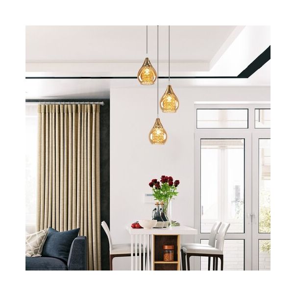 RABALUX Visilica Cassandra hrom G9 40W - 6659-1-1