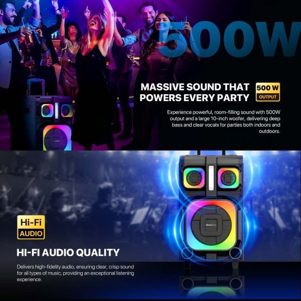 Bluetooth zvučnik Fantech NP03 NeraParty crni - EP3232443