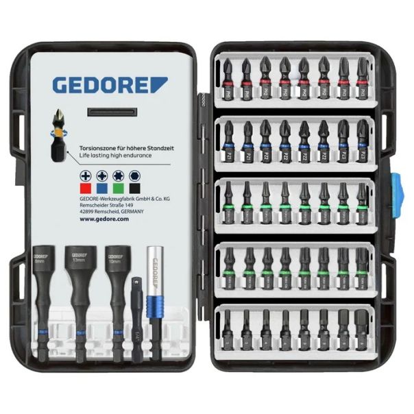 GEDORE Set torzionih biteva 45del. - EP3185372