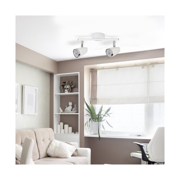 Rabalux Spot rasveta Karen LED 2x 4W bela (6667) - 6667-1-1