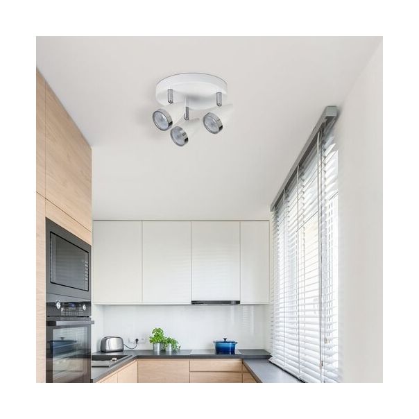 Rabalux Spot rasveta Karen LED 3x 4W bela (6668) - 6668-1