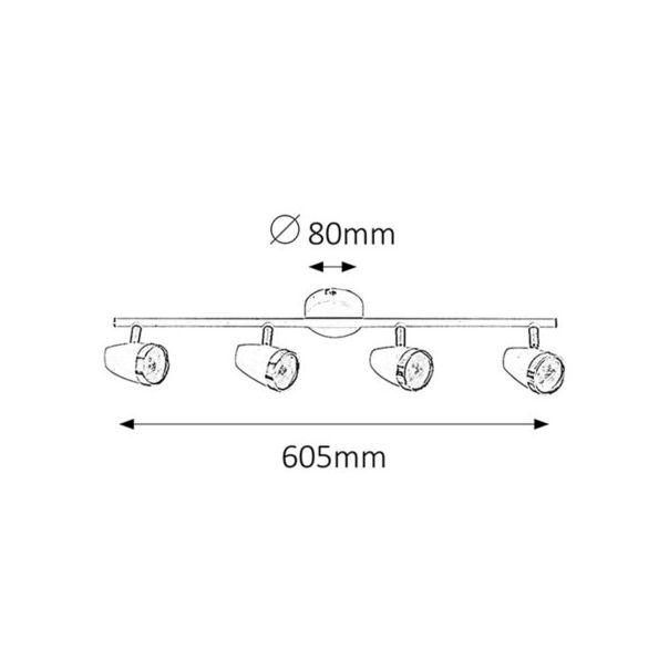 Rabalux Spot rasveta Karen LED 4x 4W bela (6669) - EP6669-1