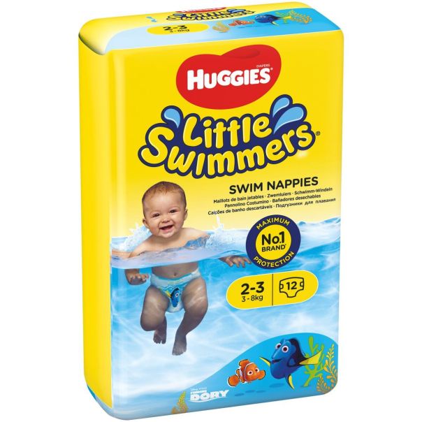 HUGGIES Pelene za male plivače (2-3) 3-8 kg P12/1 - 6669-1