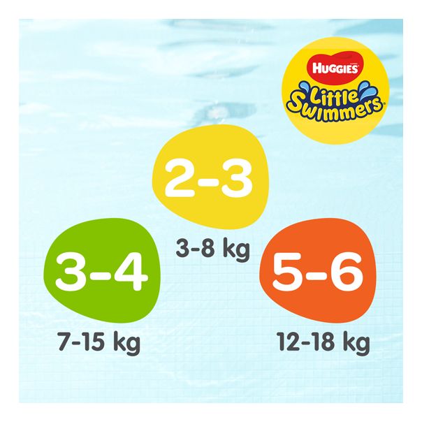 HUGGIES Pelene za male plivače (5-6) 12-18 kg P11/1 - 6671-1