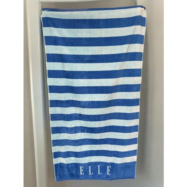 VIKTORIJA Plažni peškir ELLE BLUE  90x170cm - VLK000680-blueelle
