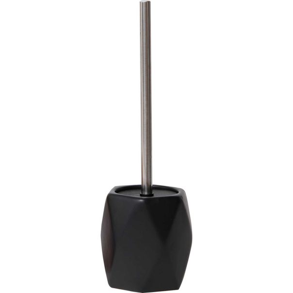 TENDANCE Wc četka Dijamant 37x11 cm keramika crna - 6680103
