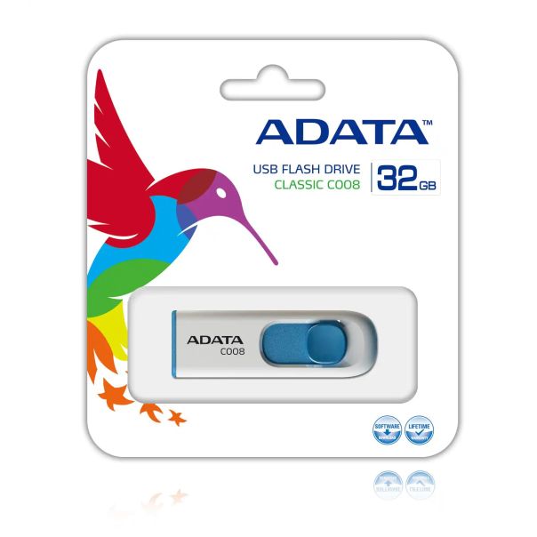 USB Flash 32 GB AData 2.0 AC008-32G-RKD - AC008-32G-RKD