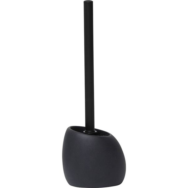 TENDANCE Četka za WC šolju sa držačem 11.5x9.5x37cm, poliresin/crna - 6686103