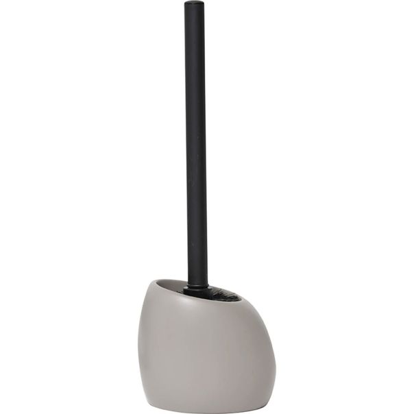 TENDANCE Četka za WC šolju sa držačem 11.5x9.5x37cm, poliresin/siva - 6686165