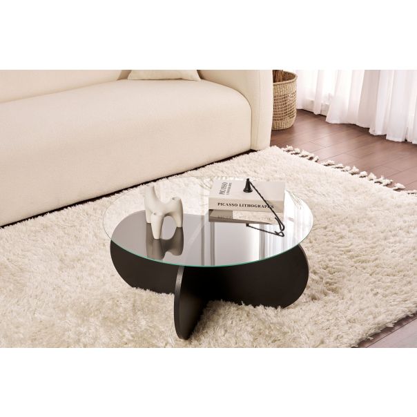 NORDURE Klub sto Aeris, crna - EP3003042