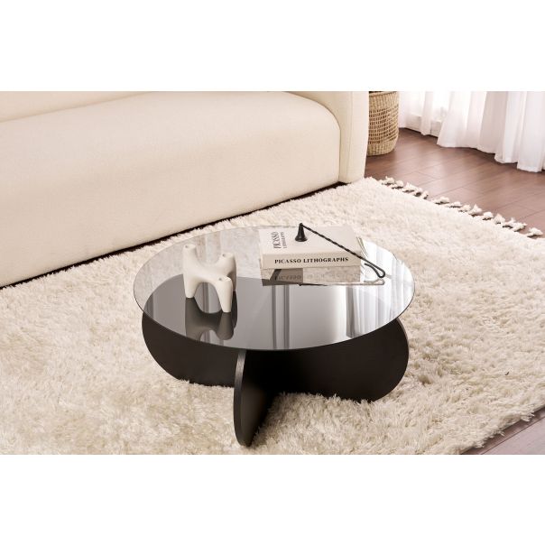 NORDURE Klub sto Aeris, crna - EP3003045