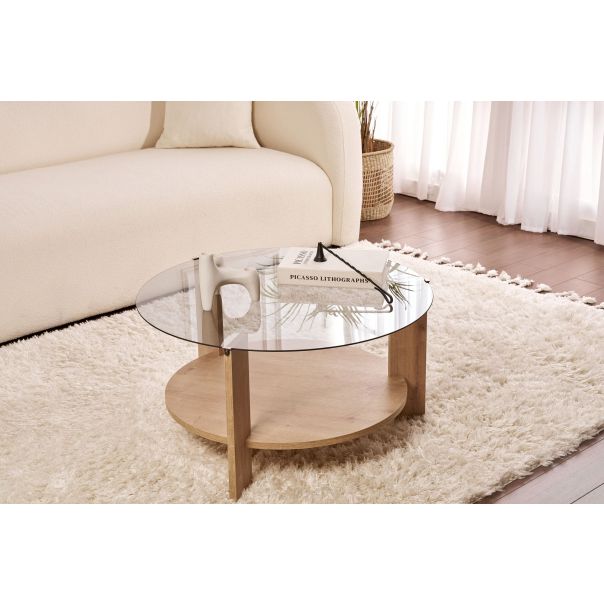 NORDURE Klub sto Clara, braon - EP3003057