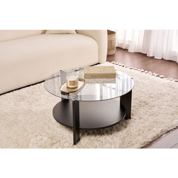 NORDURE Klub sto Clara, crna - EP3003063