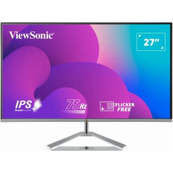 Monitor 27 ViewSonic VX2776-SMH 1920x1080/Full HD/4ms/IPS/75Hz/VGA/2xHDMI/Frameless/zvučnici - VX2776-SMH