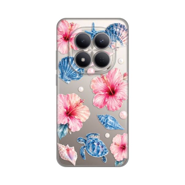 Maska za Xiaomi Redmi Note 15 Pro 5G Hibiscus Sea Silikonska Print Skin - EP3142022