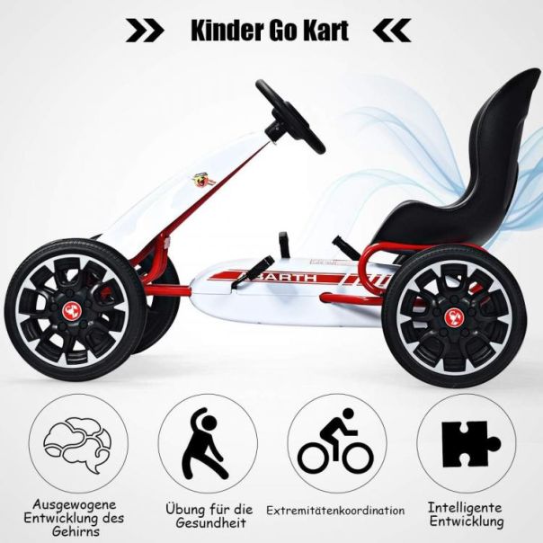 WINNER BIKE GO CART ABARTH WB9388A WHITE - TRO0027