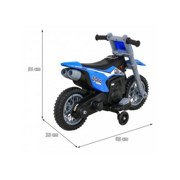 WINNER BIKE GO CART SUPERMOTO WB1288B BLUE - TRO0026