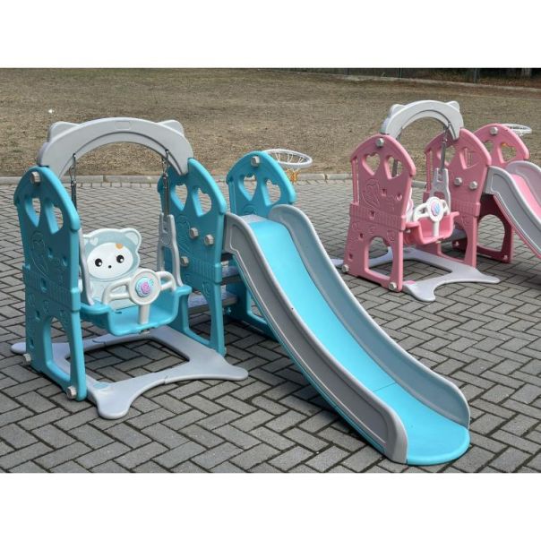 WINNER BIKE TOBOGAN+ LJULJA 180X120X1120cm BLUE - OUT0024