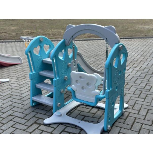 WINNER BIKE TOBOGAN+ LJULJA 180X120X1120cm BLUE - OUT0024