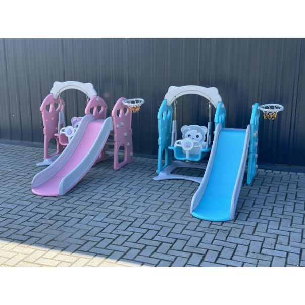 WINNER BIKE TOBOGAN+ LJULJA 180X120X1120cm BLUE - OUT0024