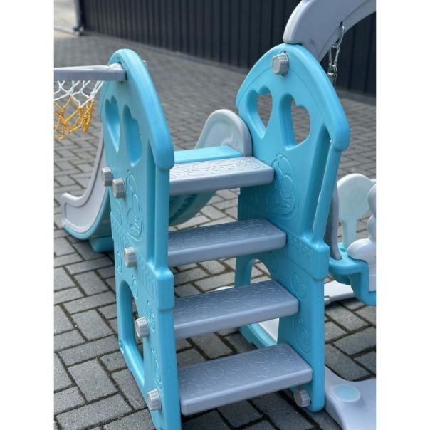 WINNER BIKE TOBOGAN+ LJULJA 180X120X1120cm BLUE - OUT0024