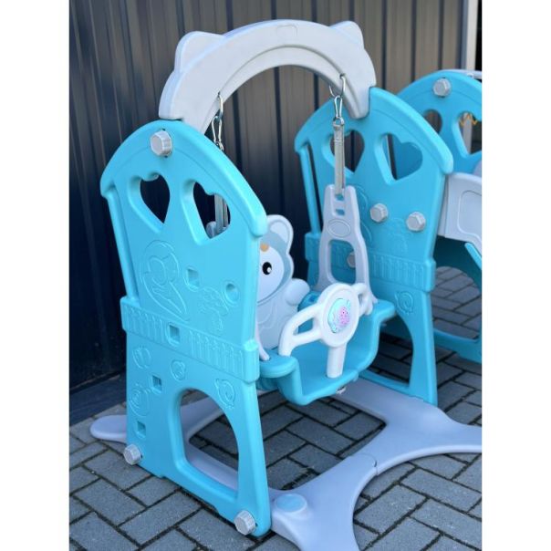 WINNER BIKE TOBOGAN+ LJULJA 180X120X1120cm BLUE - OUT0024