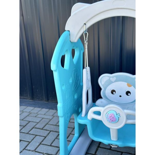 WINNER BIKE TOBOGAN+ LJULJA 180X120X1120cm BLUE - OUT0024