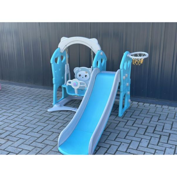 WINNER BIKE TOBOGAN+ LJULJA 180X120X1120cm BLUE - OUT0024